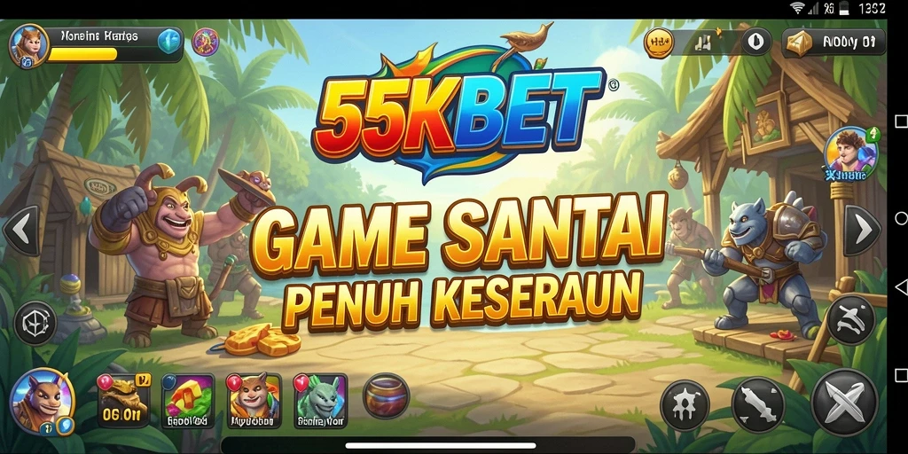 Screenshot 55KBET menunjukkan gameplay seru dan menarik.