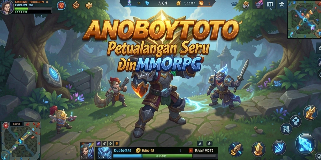 Tampilan menawan gameplay ANOBOYTOTO di dunia MMORPG.