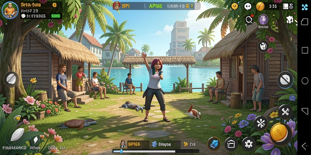 Tangkapan layar API66 menampilkan aksi seru dalam gameplay simulasi.