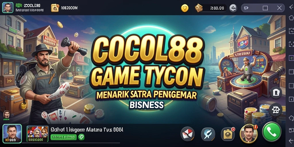 Tangkapan layar gameplay COCOL88 menampilkan keseruan dalam mengelola bisnis.