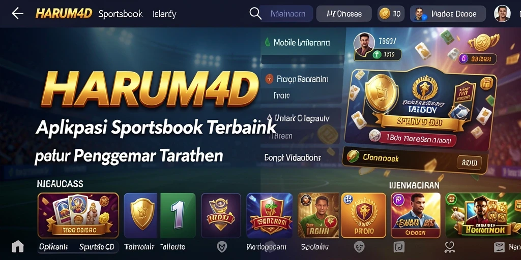 Tampilan utama HARUM4D menampilkan antarmuka taruhan yang menarik.