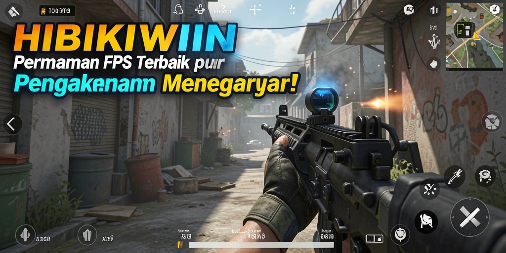 Screenshot gameplay HIBIKIWIN menampilkan aksi seru dan grafis yang mengagumkan.