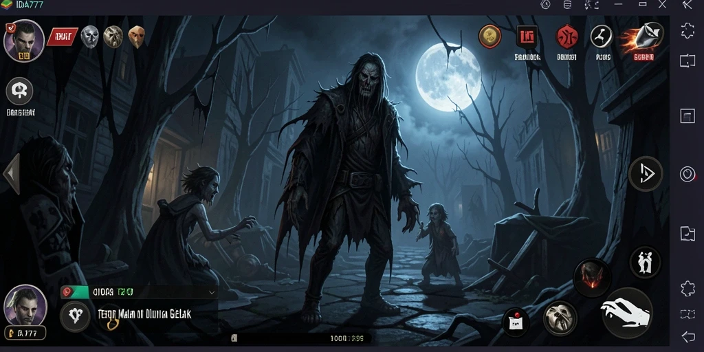 Gameplay menyeramkan dari IDA777 yang menampilkan suasana Horror.