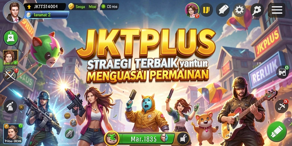 Tampilan gameplay JKTPLUS yang menegangkan dan strategis.