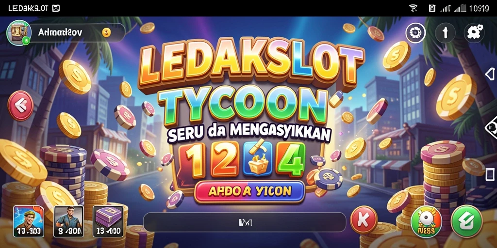 Tampilan gameplay seru dari LEDAKSLOT dengan berbagai mesin slot.