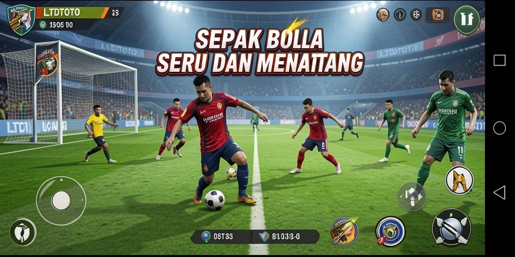 Tampilan gameplay <strong>LTDTOTO</strong> yang dramatis dan penuh aksi di lapangan.