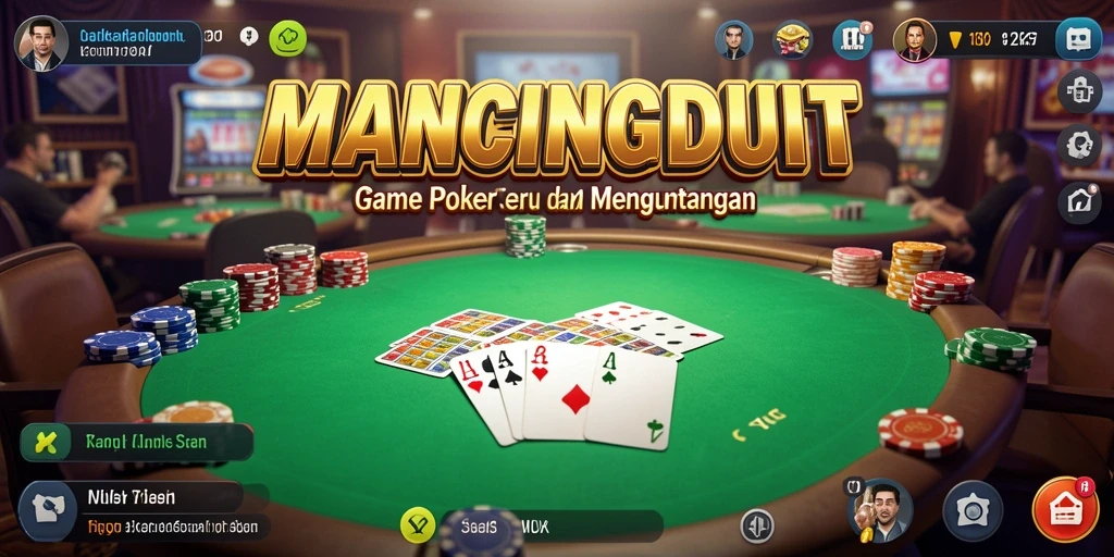 Tampilan gameplay Poker yang menarik dari MANCINGDUIT.