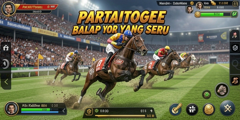Tampilan menarik dari gameplay Racing di PARTAITOGEL.