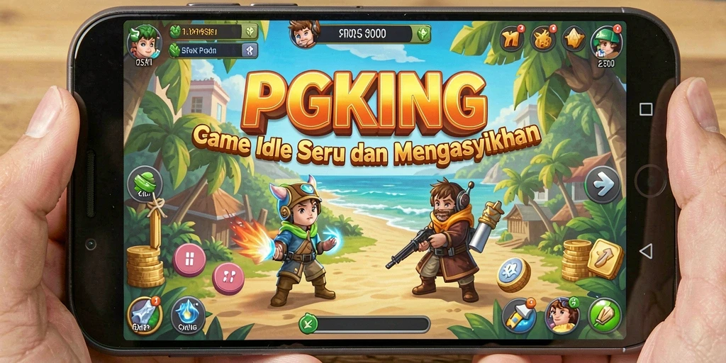 Tampilan gameplay seru di PGKING dengan elemen Idle yang menarik.