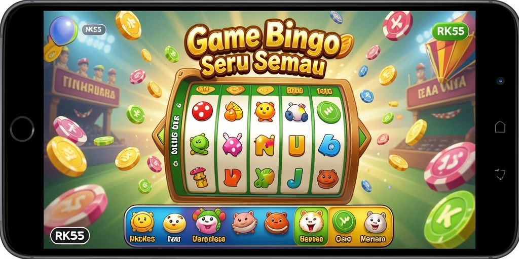 Gameplay seru dan interaktif Bingo di RK55.