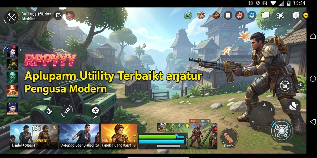 Tampilan antarmuka RPYYY yang modern untuk penggunaan aplikasi Utility.