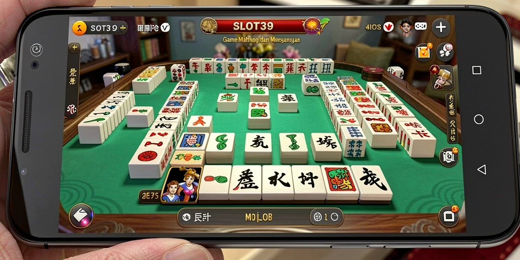 Tampilan gameplay Mahjong yang seru di SLOT39, penuh tantangan dan keseruan.