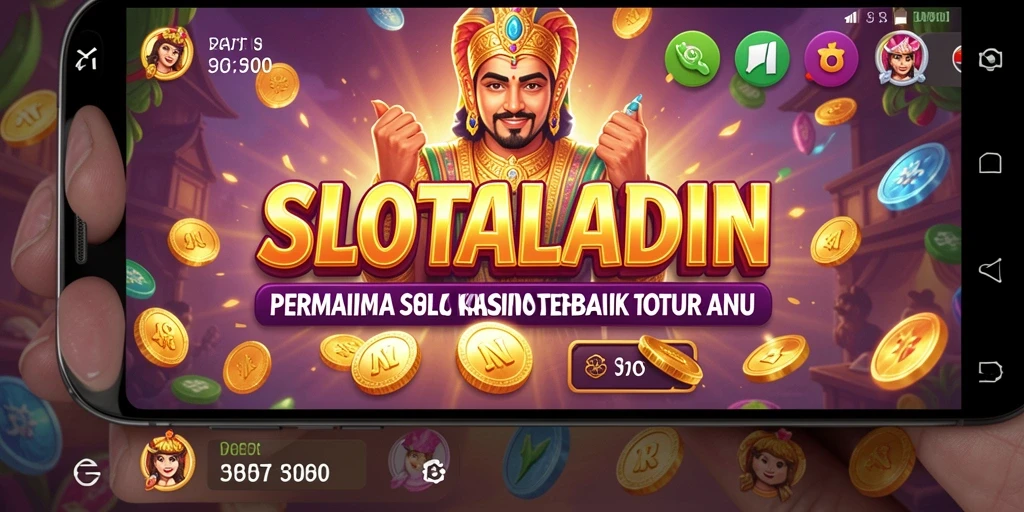 Tampilan gameplay menawan dari SLOTALADIN dengan fitur slot menarik.