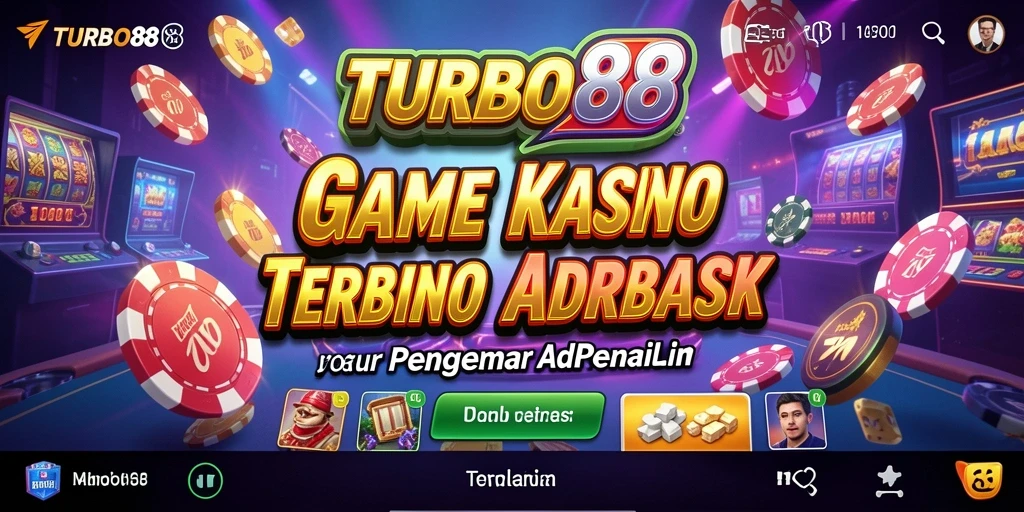 Tampilan menarik dari gameplay Kasino TURBO88 yang menegangkan.